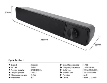 KISONLI USB SOUNDBAR I580